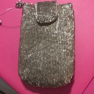 Sparkle cell phone wristlet